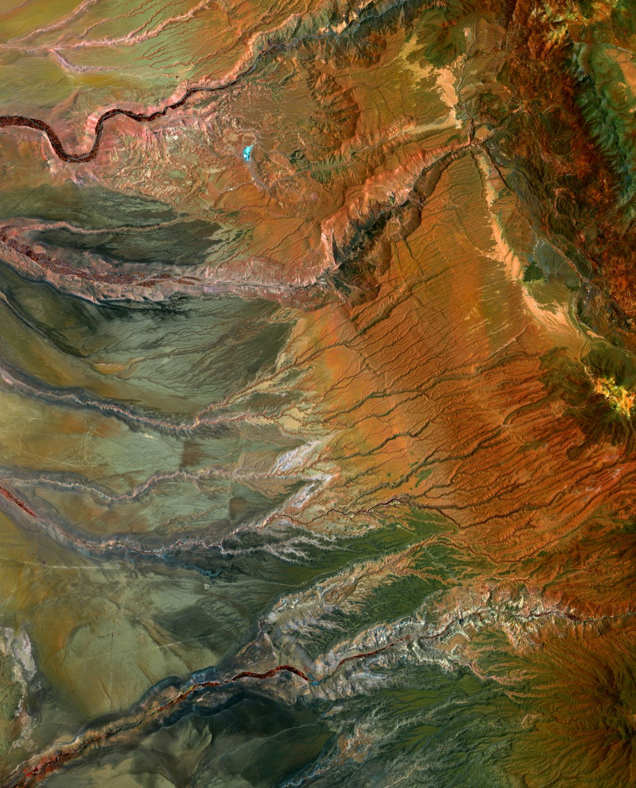 The satellite view Origin use to locate leaks