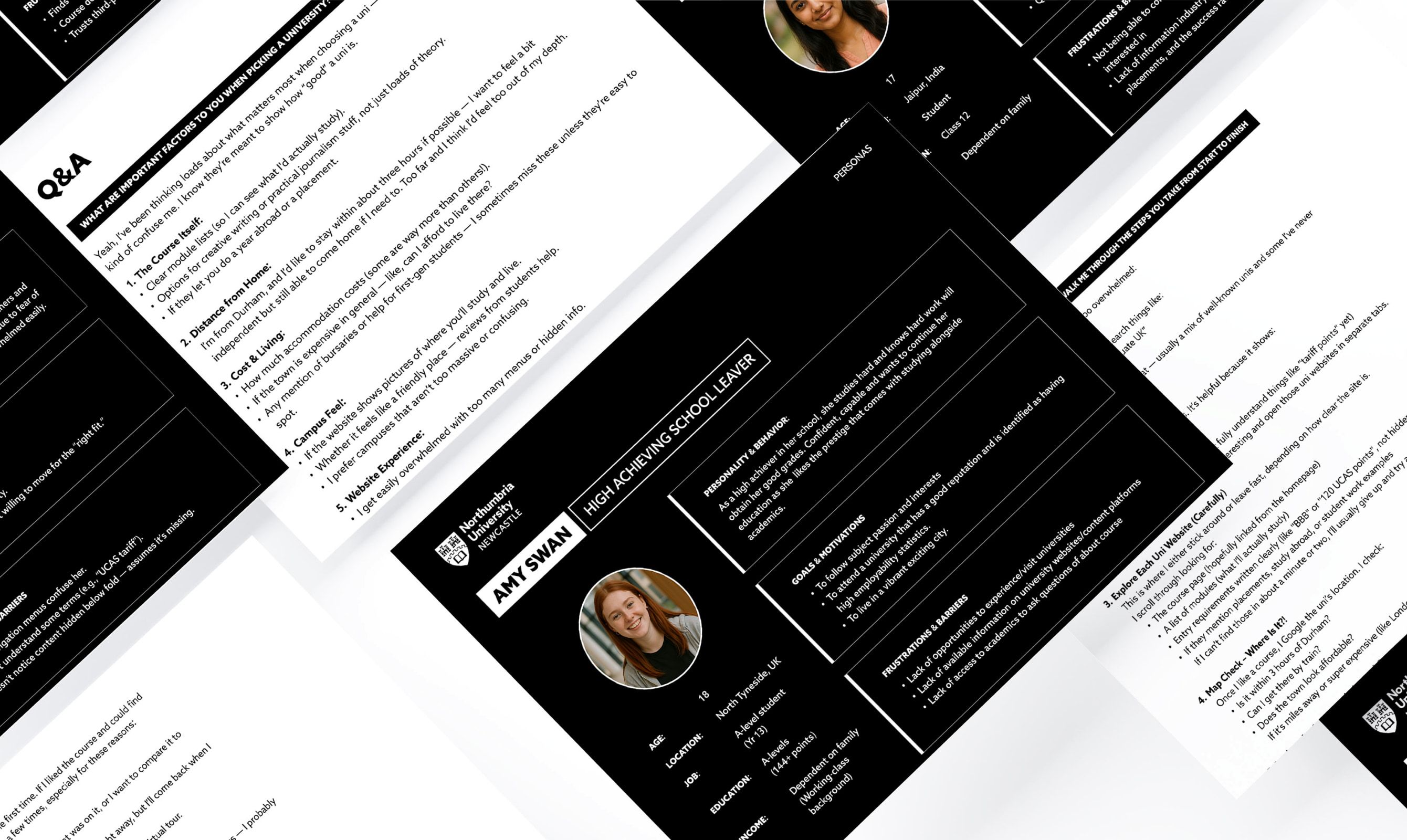 A persona and research Q&A built from customer interviews