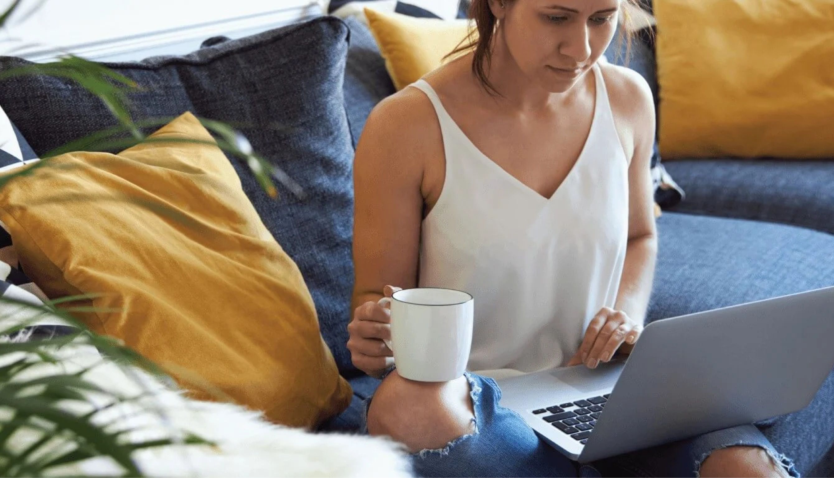 A customer using the account at home