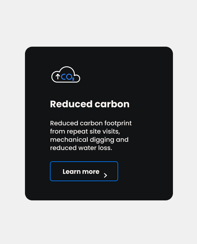 A reduced-carbon product feature