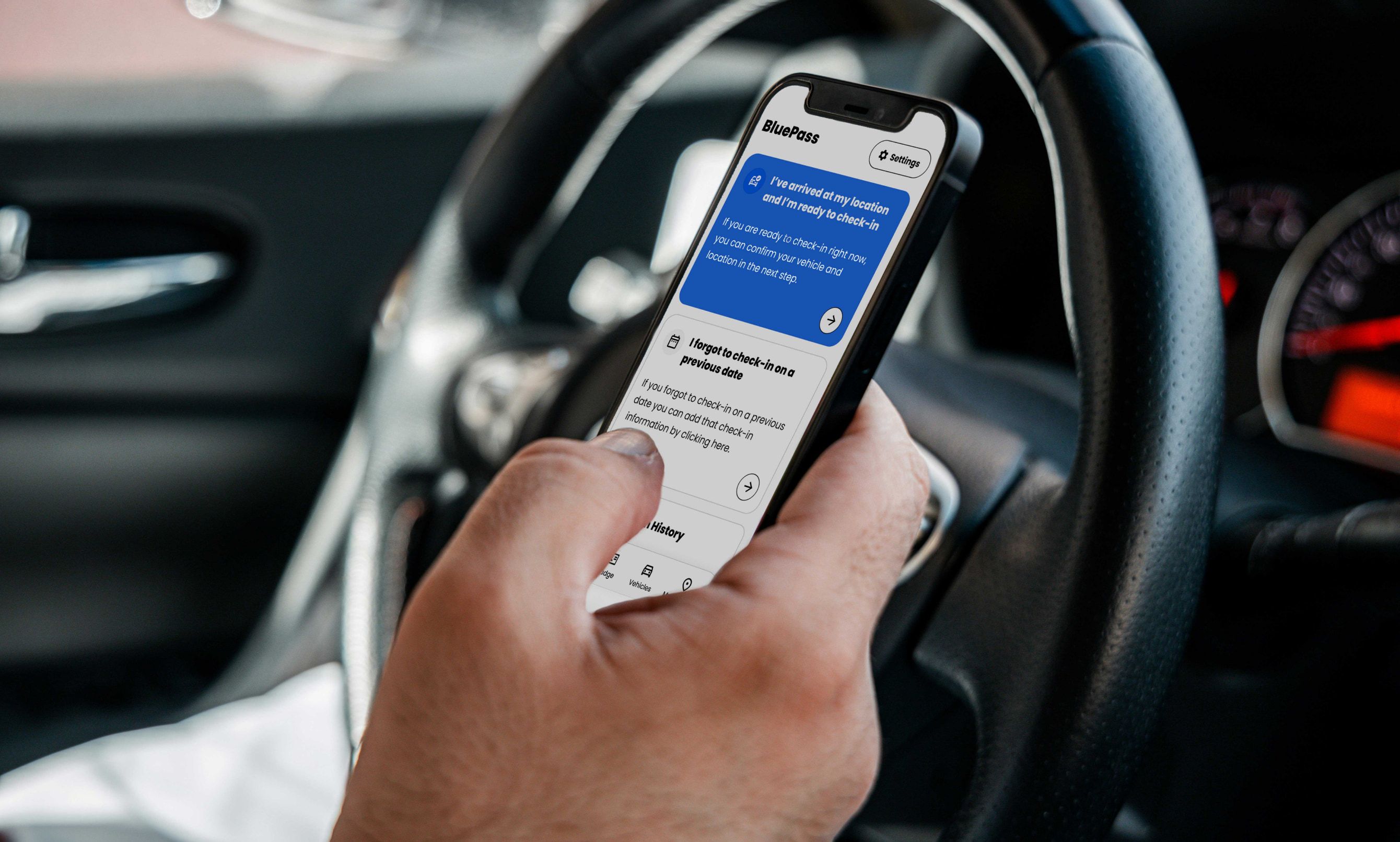 GroupNexus Blue Badge app UX by Komodo