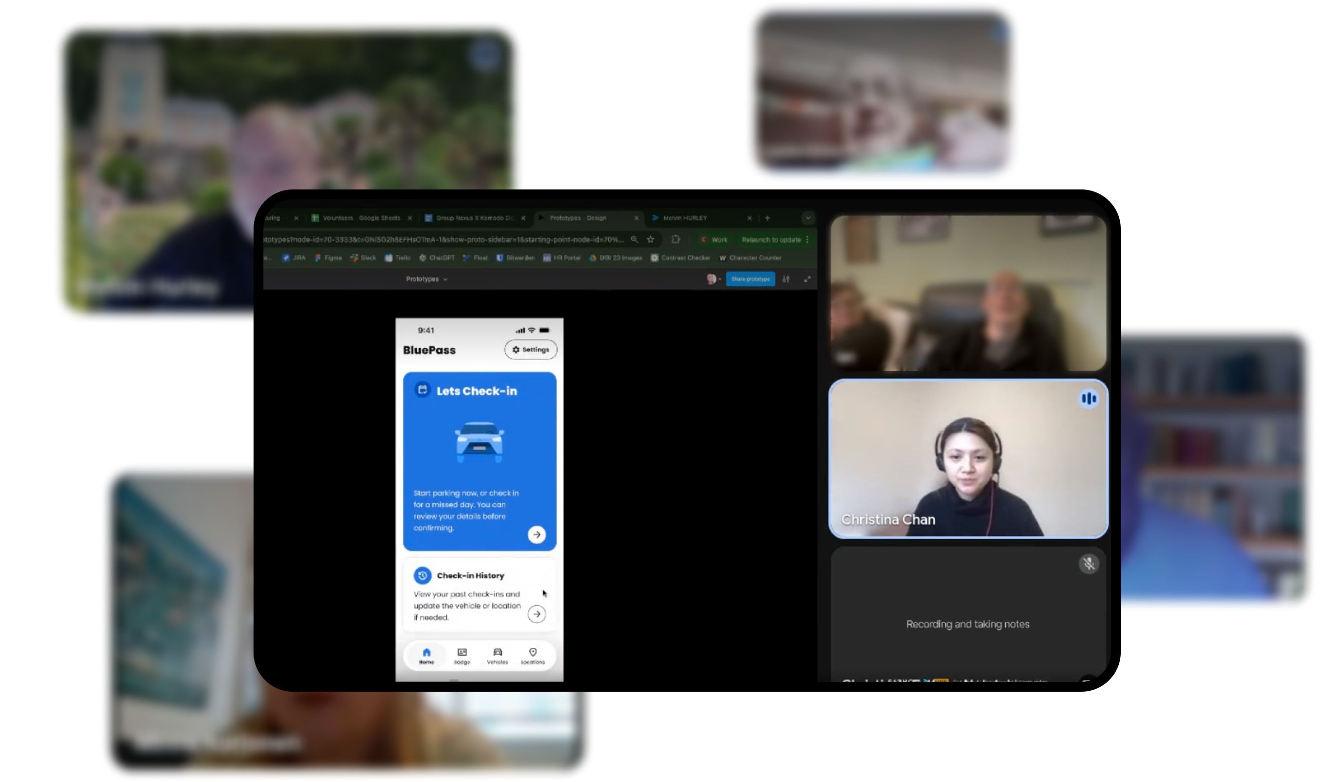 GroupNexus Blue Badge app UX by Komodo