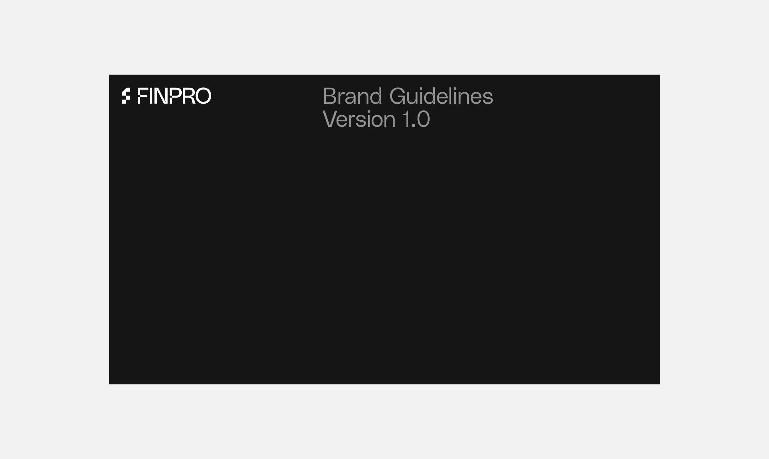 The FinPro brand and website by Komodo