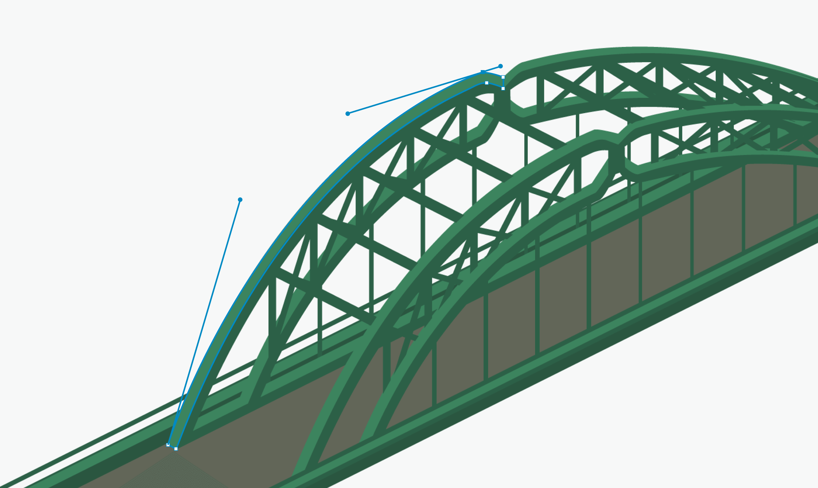 Illustrated Wearmouth Bridge