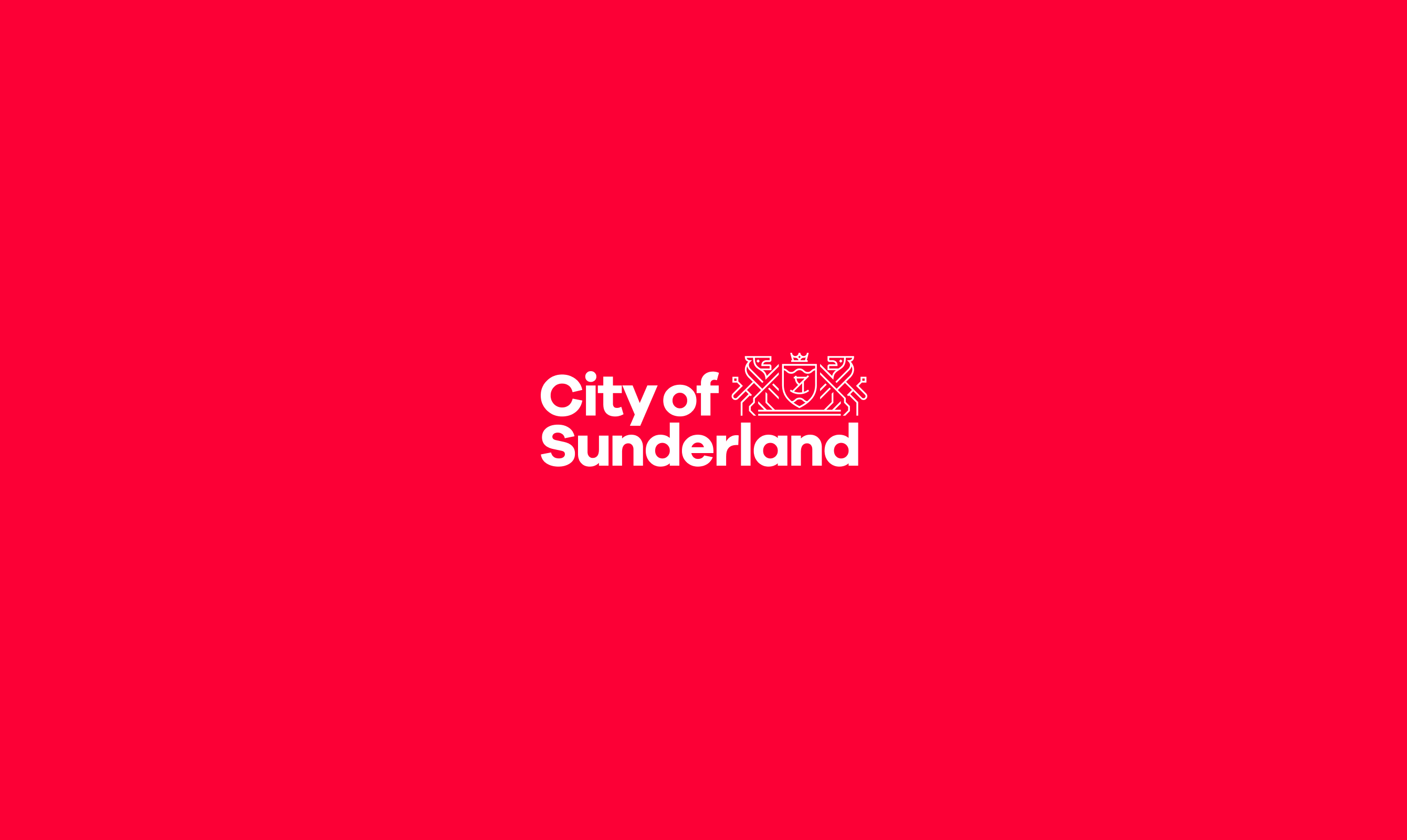 The City of Sunderland app identity